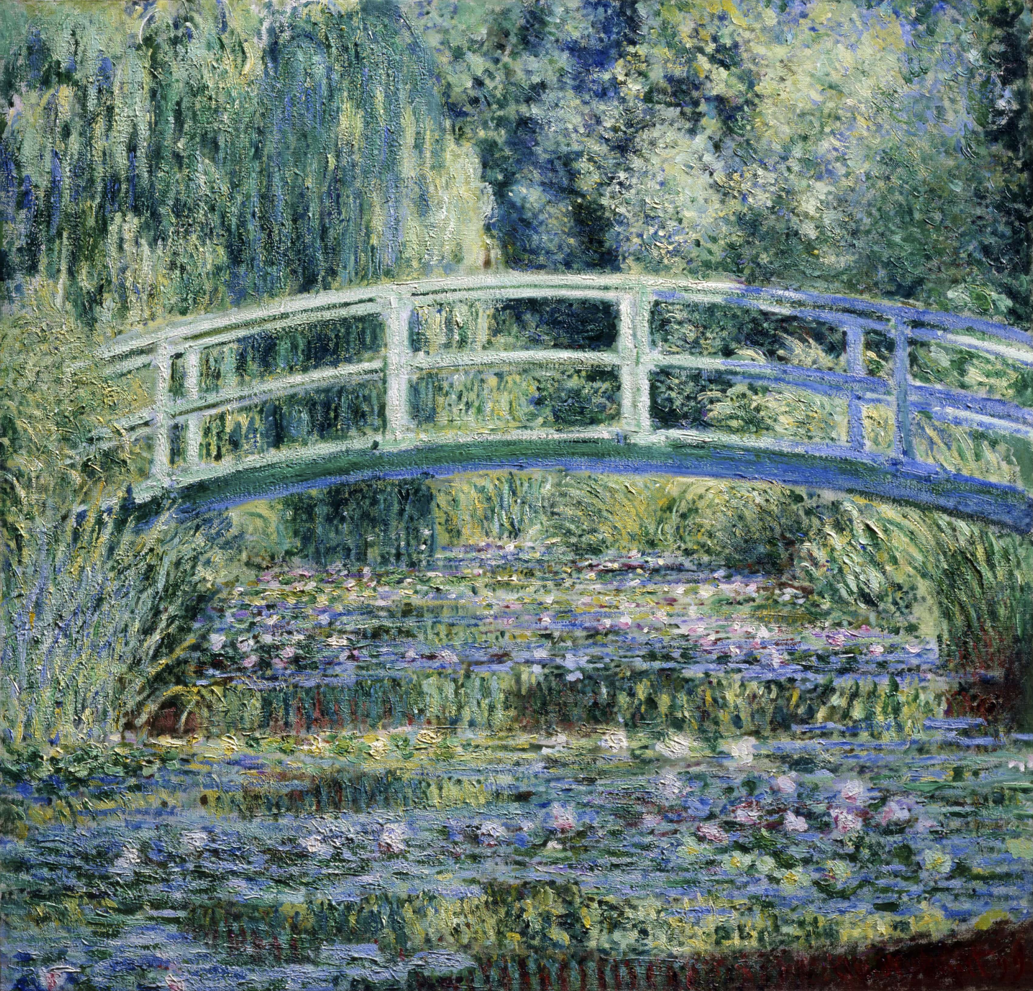 Water Lilies and Japanese Bridge (1899)